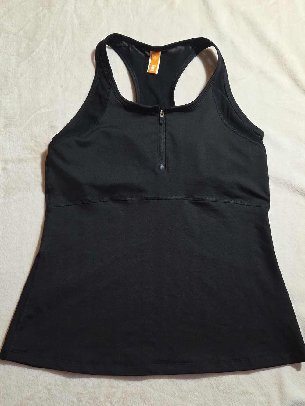 Lucy Racerback Zip-Front Active Tank Top - Picture 9 of 9